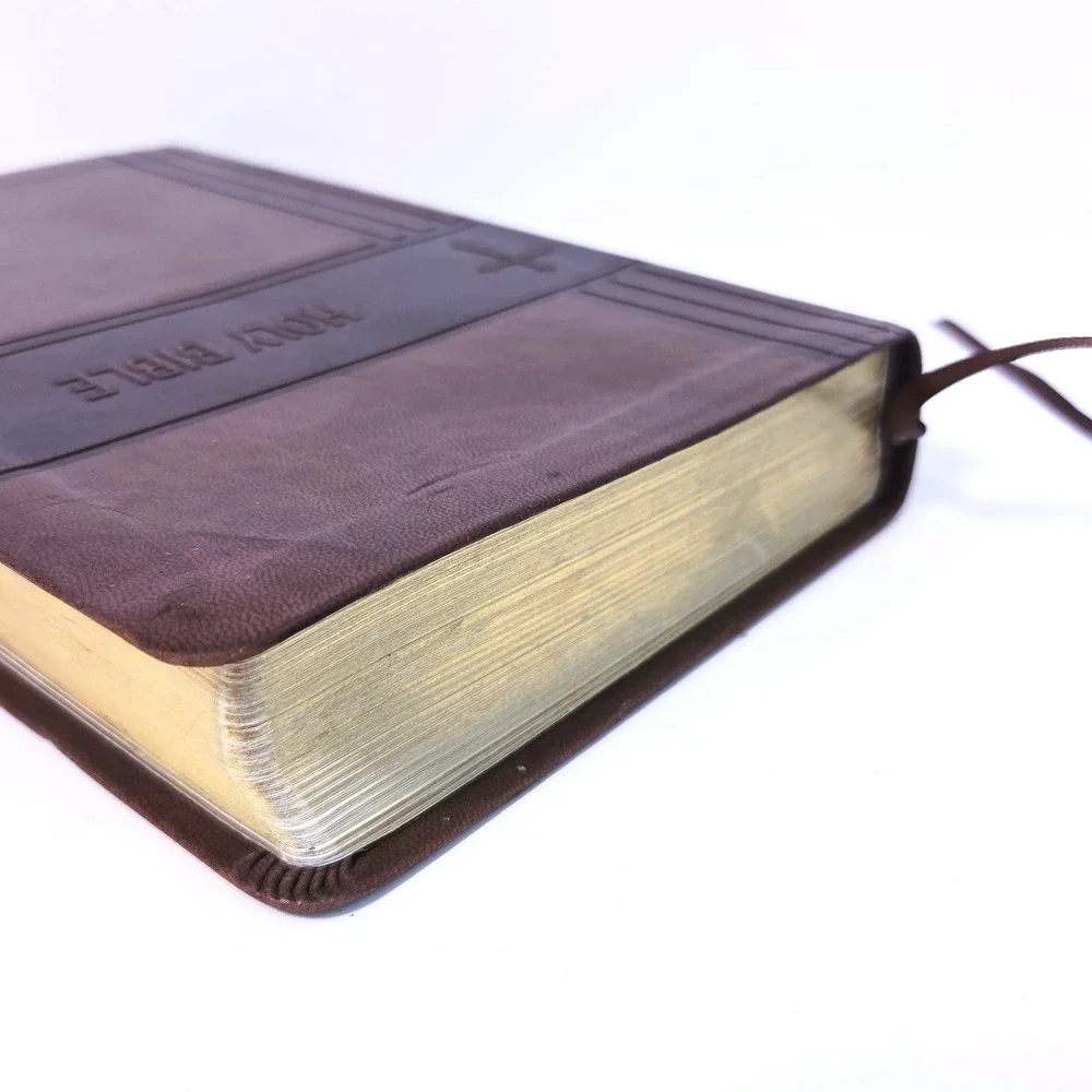 Holy Bible NIV New International Version‎ Zondervan Brown LeatherSoft 2011
